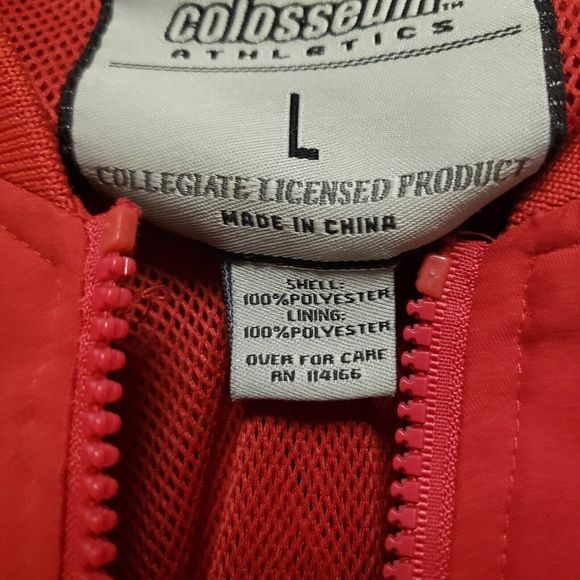 Vintage Louisville Cardinals Jacket Mens Large College University NCAA Colosseum - Picture 10 of 10